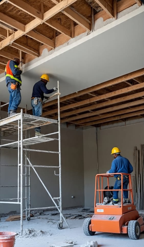 Wall Coating project by Stirry Construction